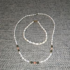 2/$20 Vintage Beaded Necklace and Anklet Bundle